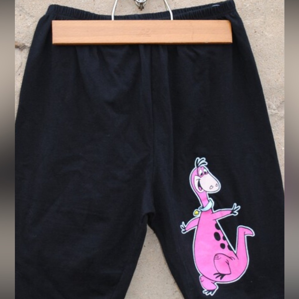1994 Flinstones biker short Dino